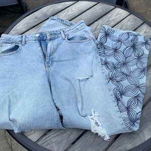 Wild Fable Distressed and Hand painted Jeans women’s 10 (30R)